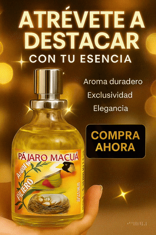 PERFUME ORIGINAL PAJÁRO MACUÁ | PERFUME LUXURY® | AROMA DE ATRACCIÓN