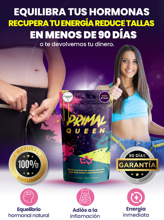 ㅤPrimal Queen | Suplemento Vitamínico Femenino | 60 Cápsulas